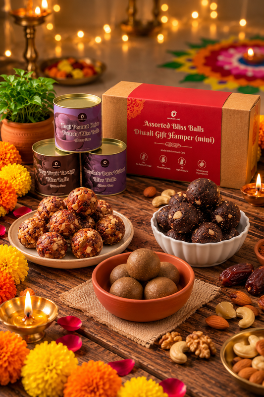 Assorted Bliss Balls Diwali Gift Hamper (mini) gluten-free