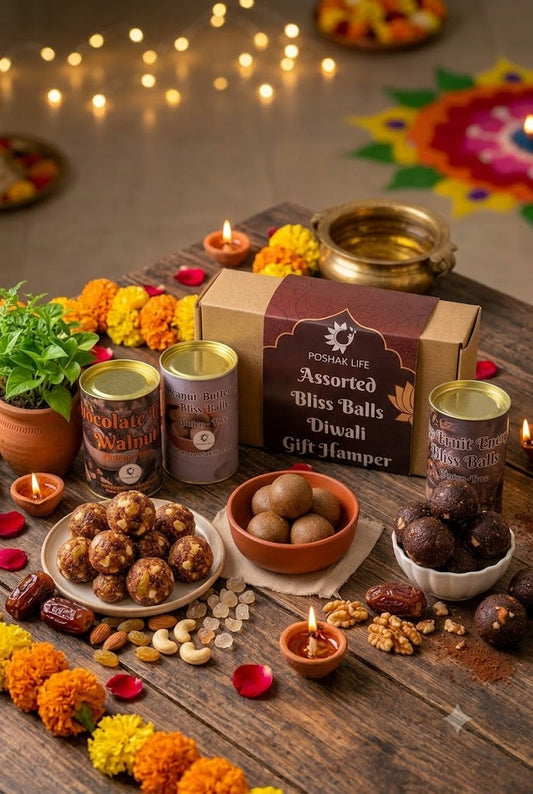 Assorted Bliss Balls Diwali Gift Hamper (regular) gluten-free