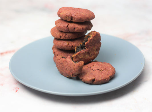 Soft Red Velvet Cookies